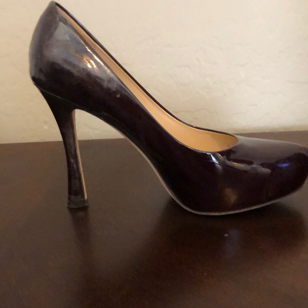 Kate Spade 3 1/2” burgundy heels